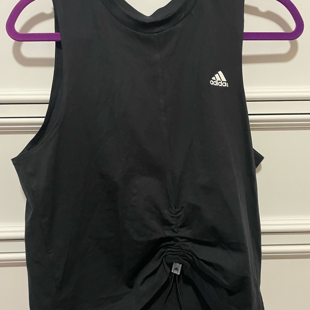 Adidas Women's Black Muscle Tee